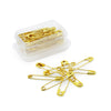 1 - 1/2" Quilters Brass Safety Pins, Brass, 35 pc - Harmony