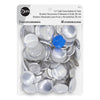 1 - 1/8" Craft Cover Buttons & Tools, 48 Sets - Harmony