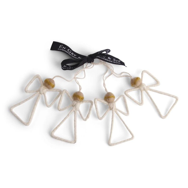 White Angel Ornaments Set of 4 - Harmony