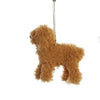 Furry Poodle Ornament, 4 Colors - Harmony