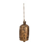 Metal Bell on Jute Rope with Star Cut-Outs