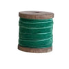 Velvet Ribbon 10 Yards Green, 3 Colors - Harmony