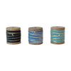 10 Yard Velvet Ribbon Cool w/ Metallic Edges on Wood Spool, 3 Colors (Copy) - Harmony