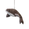 Cotton Velvet Whale Ornament, 2 Styles - Harmony