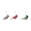 Handmade Wool Felt Bird Ornament, 3 Styles - Harmony