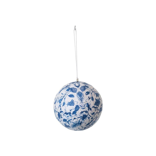 Papier Mache Ball Ornament - Harmony