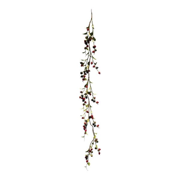 67"L x 7"H Faux Marionberry Garland