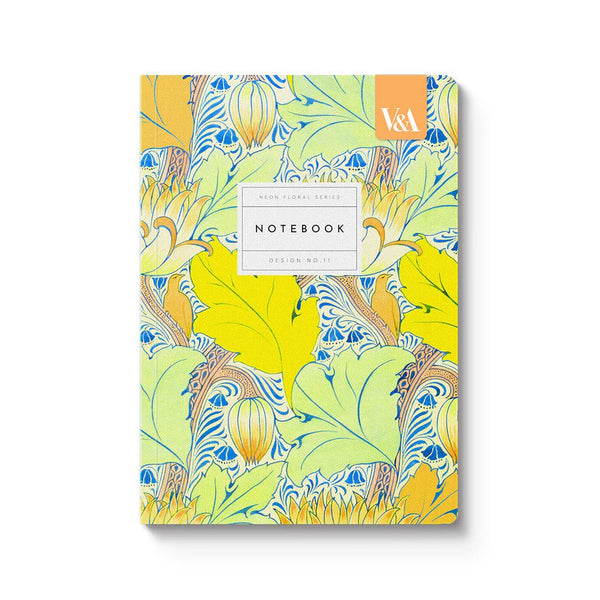 Neon Floral Arts & Crafts Notebook - Harmony