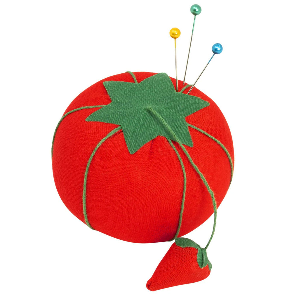 2 - 3/4" Tomato Pin Cushion with Strawberry Emery - Harmony
