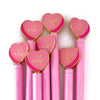 Enamel Heart Charm Pen - Pink - Harmony