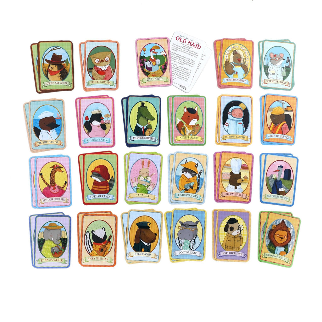 Animal Village Old Maid Playing Cards - Harmony