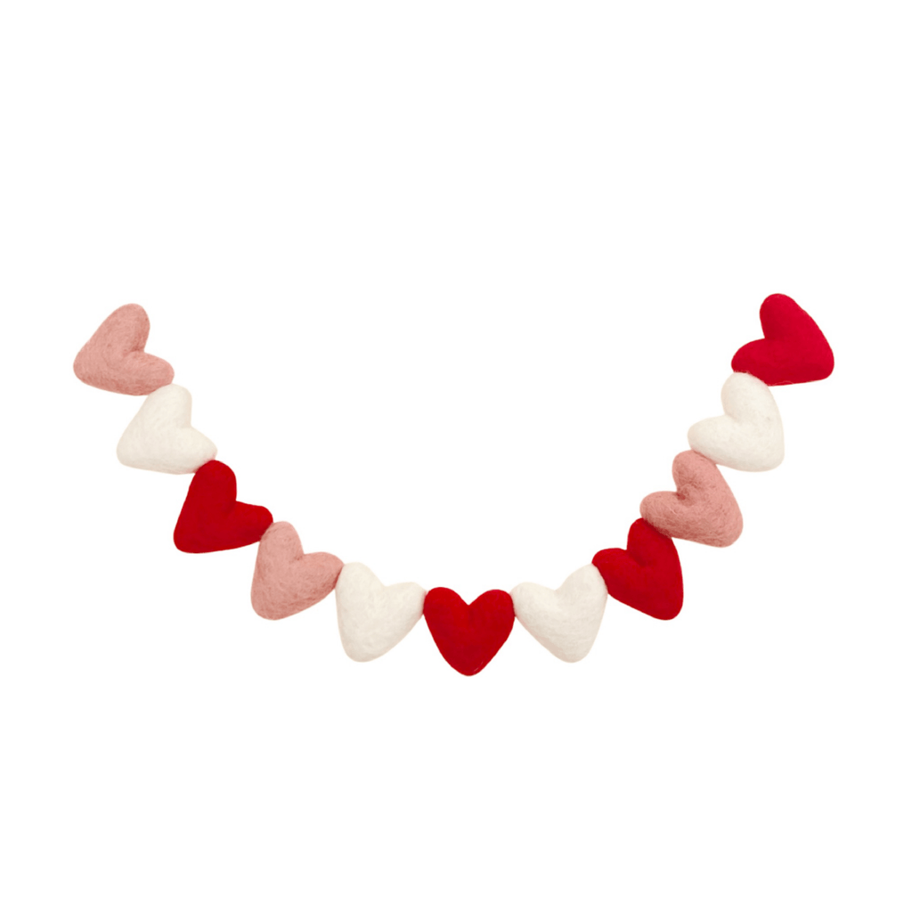 All-Heart Garland | Red Pink & White - Harmony