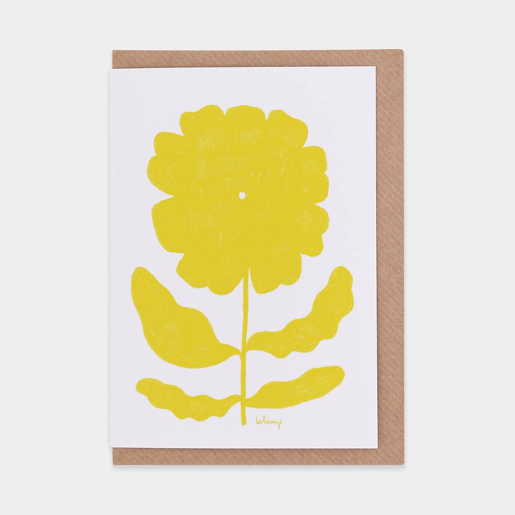 Yellow Hug Greetings Card - Harmony