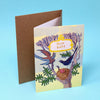 New Baby Bird A6 Greetings Card - Harmony