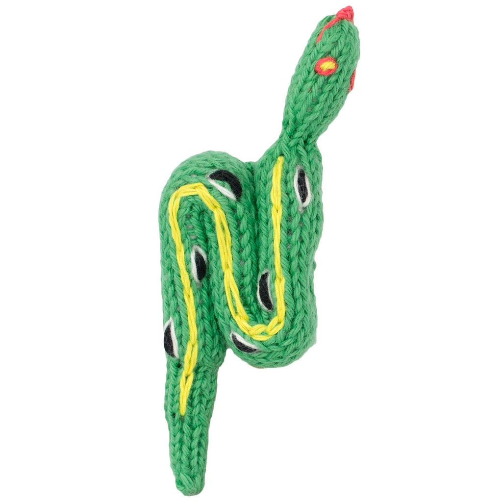 Snake - Organic Cotton Finger Puppet - Harmony