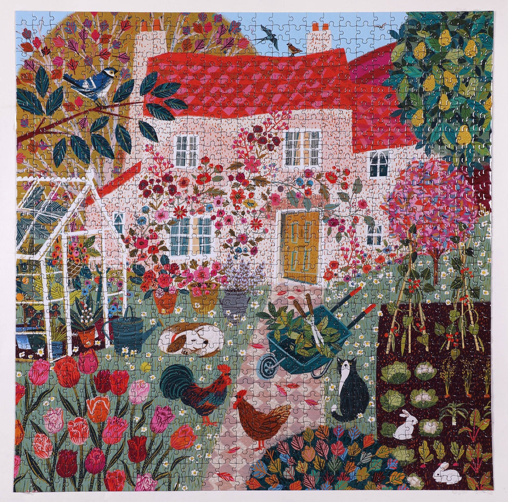 English Cottage 1000 Piece Puzzle - Harmony