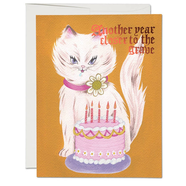 Kitty and Cake Birthday Card - Harmony