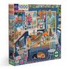 Blue Kitchen 1000 Piece Square Jigsaw Puzzle - Harmony