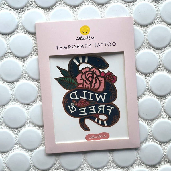 Wild & Free Temporary Tattoo - Harmony