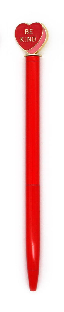 Enamel Heart Charm Pen - Red - Harmony