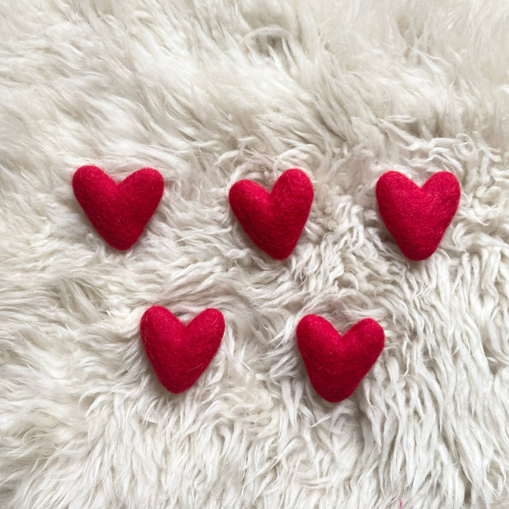 Red Felt Heart - Harmony