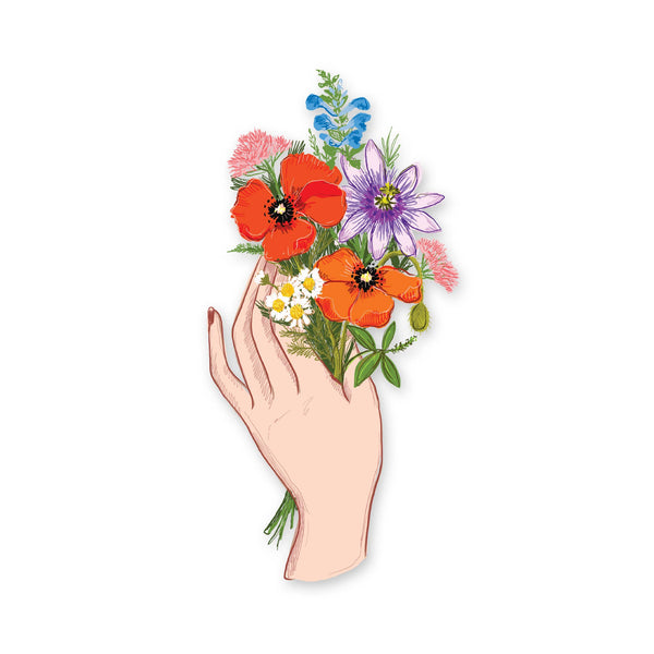 Wild Flower Bouquet Single Sticker - Harmony