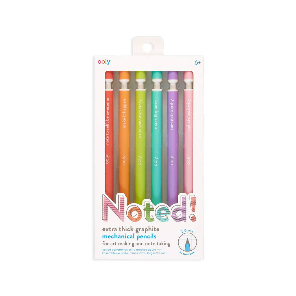 Noted! Graphite Mechanical Pencils - Set of 6 - Harmony