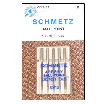 Schmetz Jersey/Ball Point Needles- 80/12 - Harmony