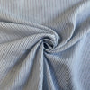 Deadstock White & Blue Striped Linen - Harmony