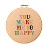 You Make Me So Happy Cross Stitch Kit - Harmony