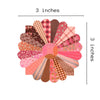 Pink Quilt Flower Vinyl Sticker - Harmony