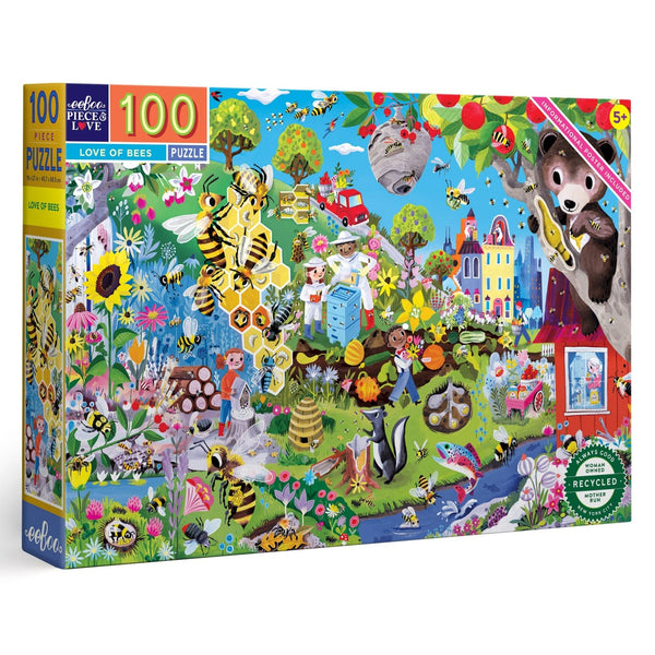 Love of Bees 100 Piece Puzzle - Harmony