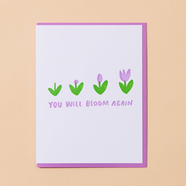 Bloom Again Letterpress Card - Harmony
