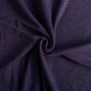 Deadstock Wool Blend Dark Blue Violet Tweed Knit - Harmony