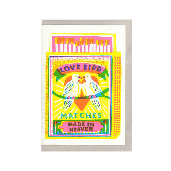 Love Bird Matches Card - Harmony