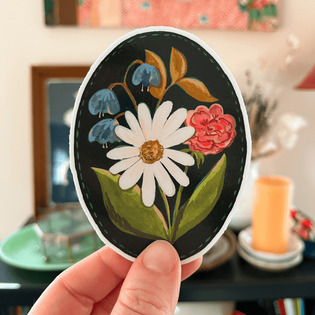 Daisy Flower Vinyl Sticker - Harmony