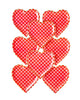 Checkered Heart Shaped Paper Plate - Harmony