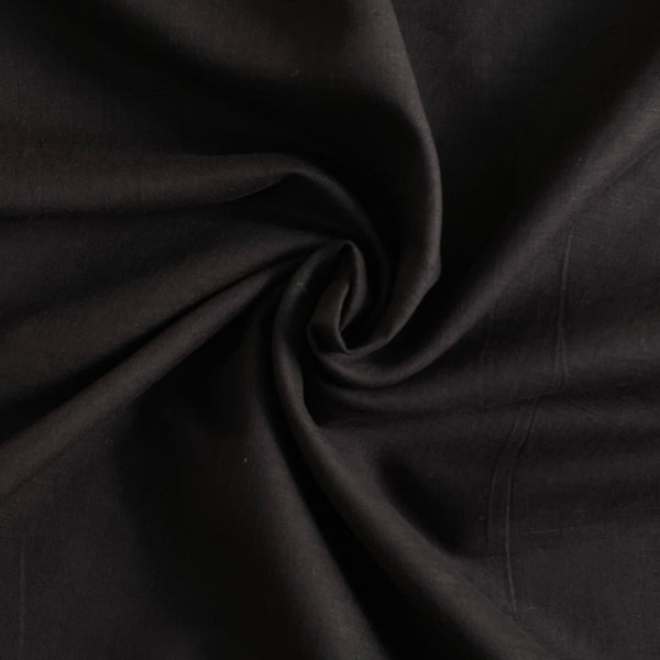 Black Cotton/Linen Blend - Harmony