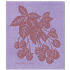 Screen Printed Purple Blackberries Sponge Cloth - Harmony