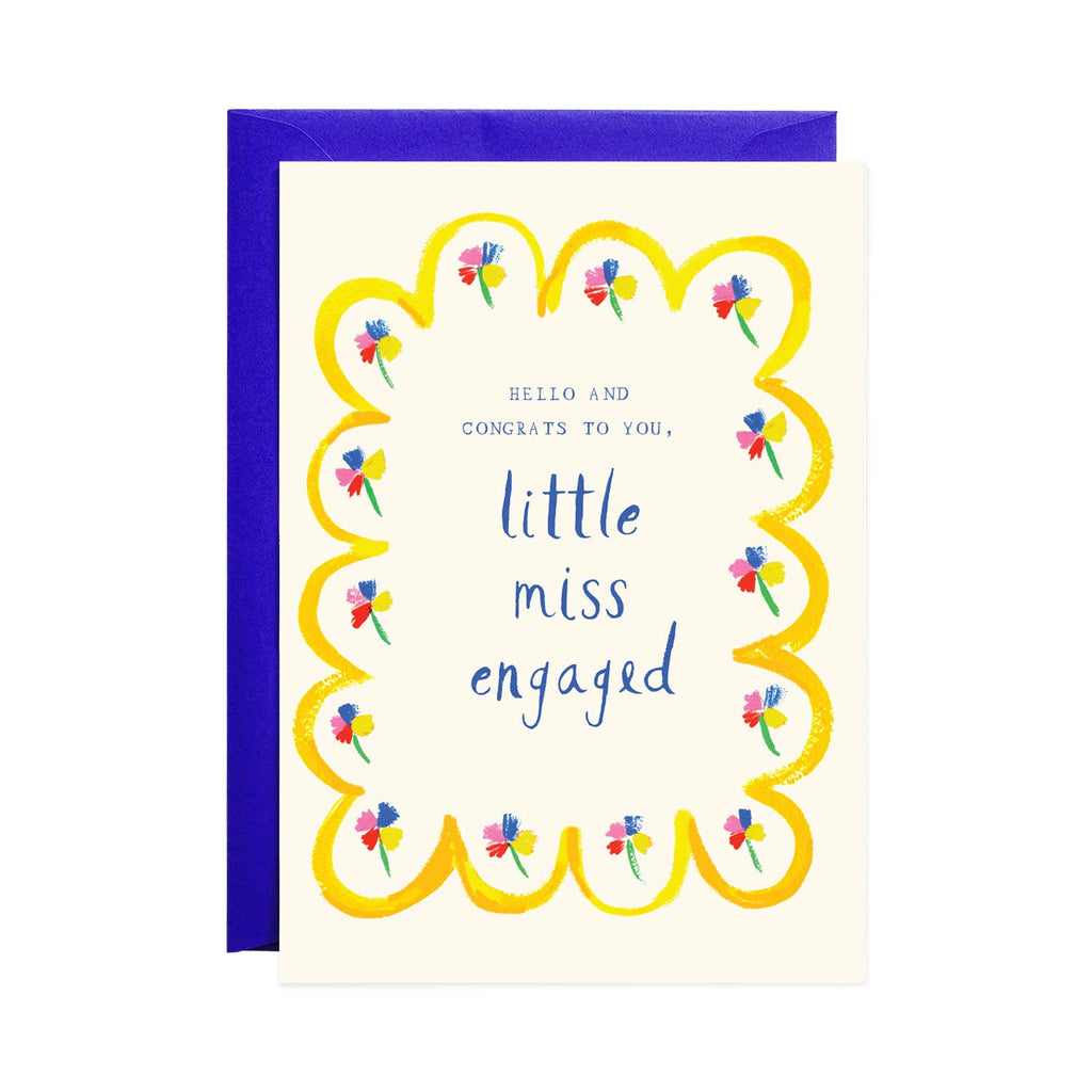 Little Miss Engaged - Greeting Card - Harmony