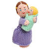 Mother with Baby - Organic Cotton Finger Puppet - Harmony