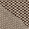 Deadstock Brown Gingham Knit - Harmony