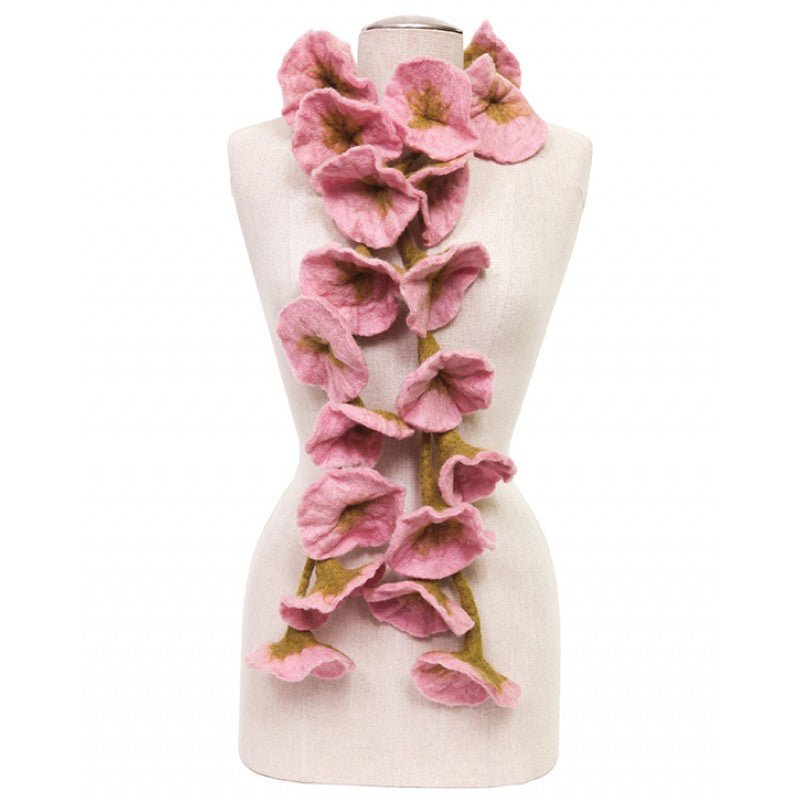 Felted Flower Scarf/Garland - Harmony