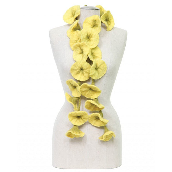 Felted Flower Scarf/Garland - Harmony