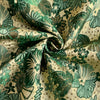 Emerald & Gold Vintage Floral Brocade - Harmony