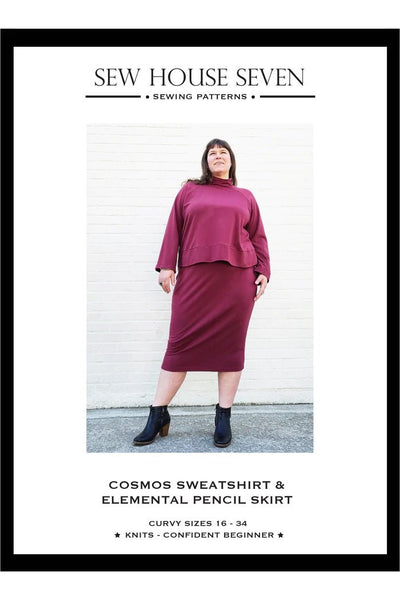 Sew House 7 / Cosmos Sweatshirt & Elemental Pencil Skirt - Harmony