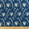 Blue Trellis Batik Block Print Cotton - Harmony