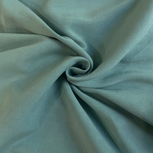 Deadstock Blue Green Linen/Silk Blend - Harmony