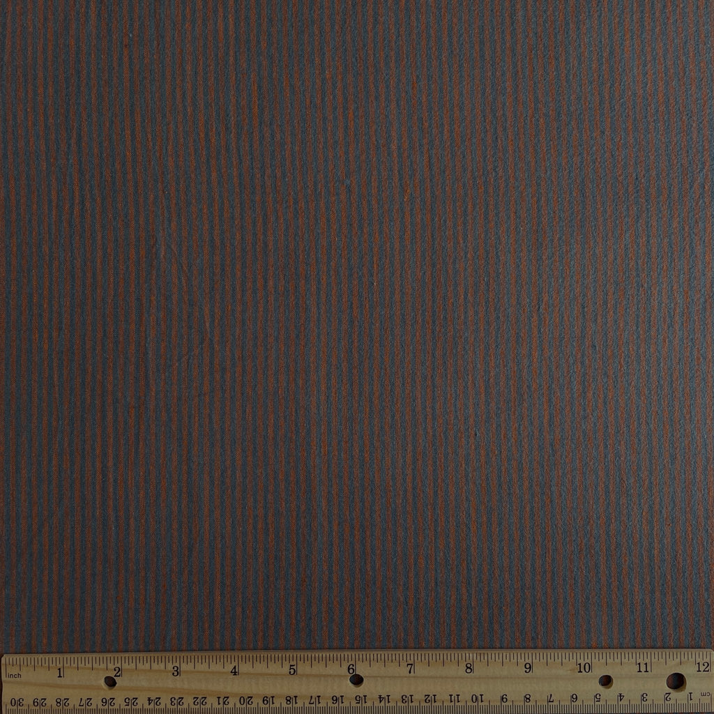 Orange & Blue Brushed Cotton - Harmony