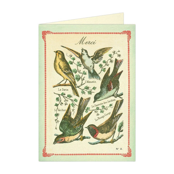 Merci Birds Card - Harmony